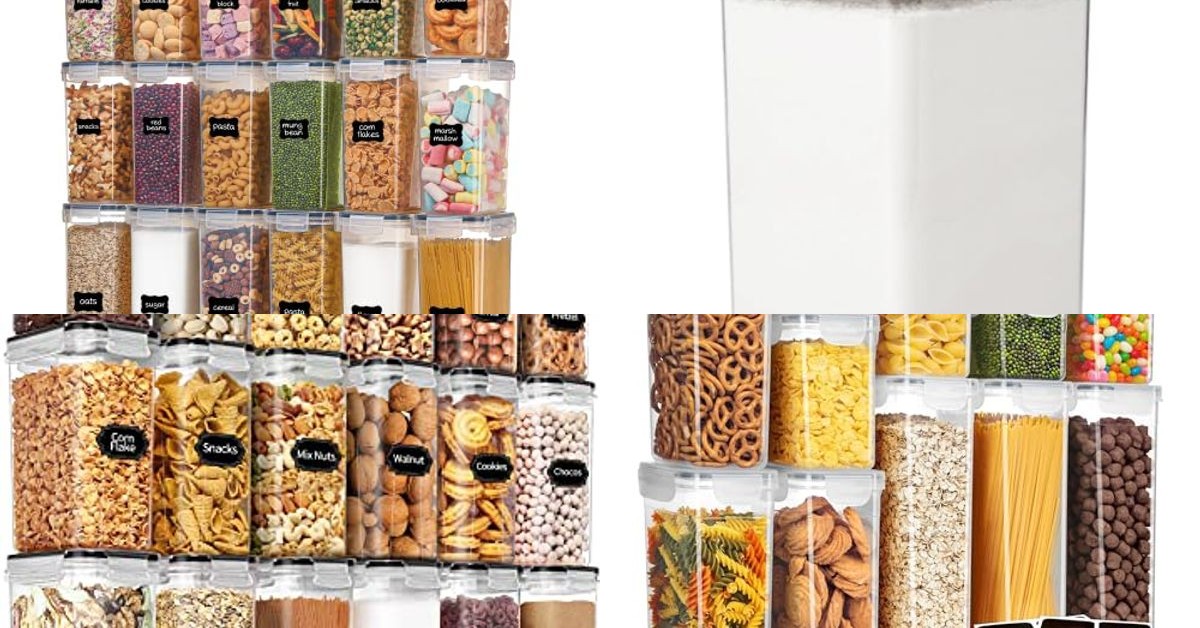 12 Best Airtight Food Storage Containers for Kitchen Organization