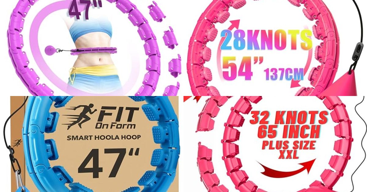 10 Best Weighted Hula Hoops for Effective Weight Loss