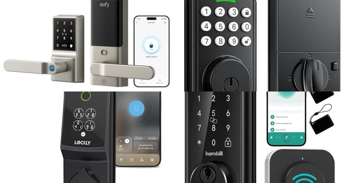 12 Best Smart Door Locks for Keyless Convenience and Enhanced Security