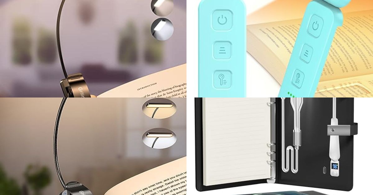 12 Best Rechargeable Book Lights for Night Reading