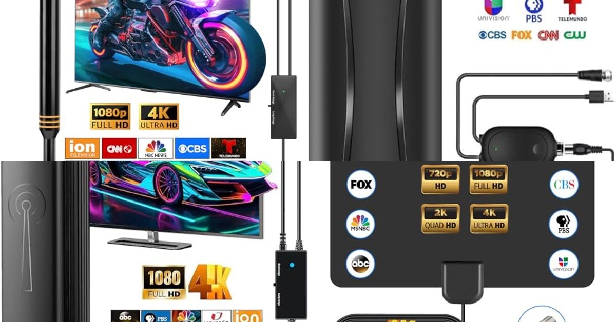 6 Best Indoor TV Antennas for Crystal Clear Local Channels